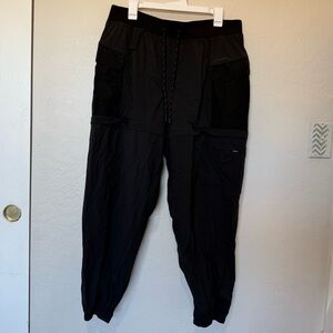 Lululemon Athletica Black hiking Joggers